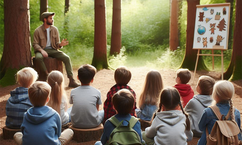 bosco-della-luna-bambini-che-ascoltano-una-storia